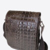 Luxurious Embossed Calf Leather Crossbody Messenger Bag - Elevate Your Everyday Style