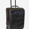 Luxurious Embossed Calf Leather Suitcase - Elevate Your Travel Style
