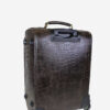 Exquisite Embossed Calf Leather Suitcase - Explore the Stunning Back Design